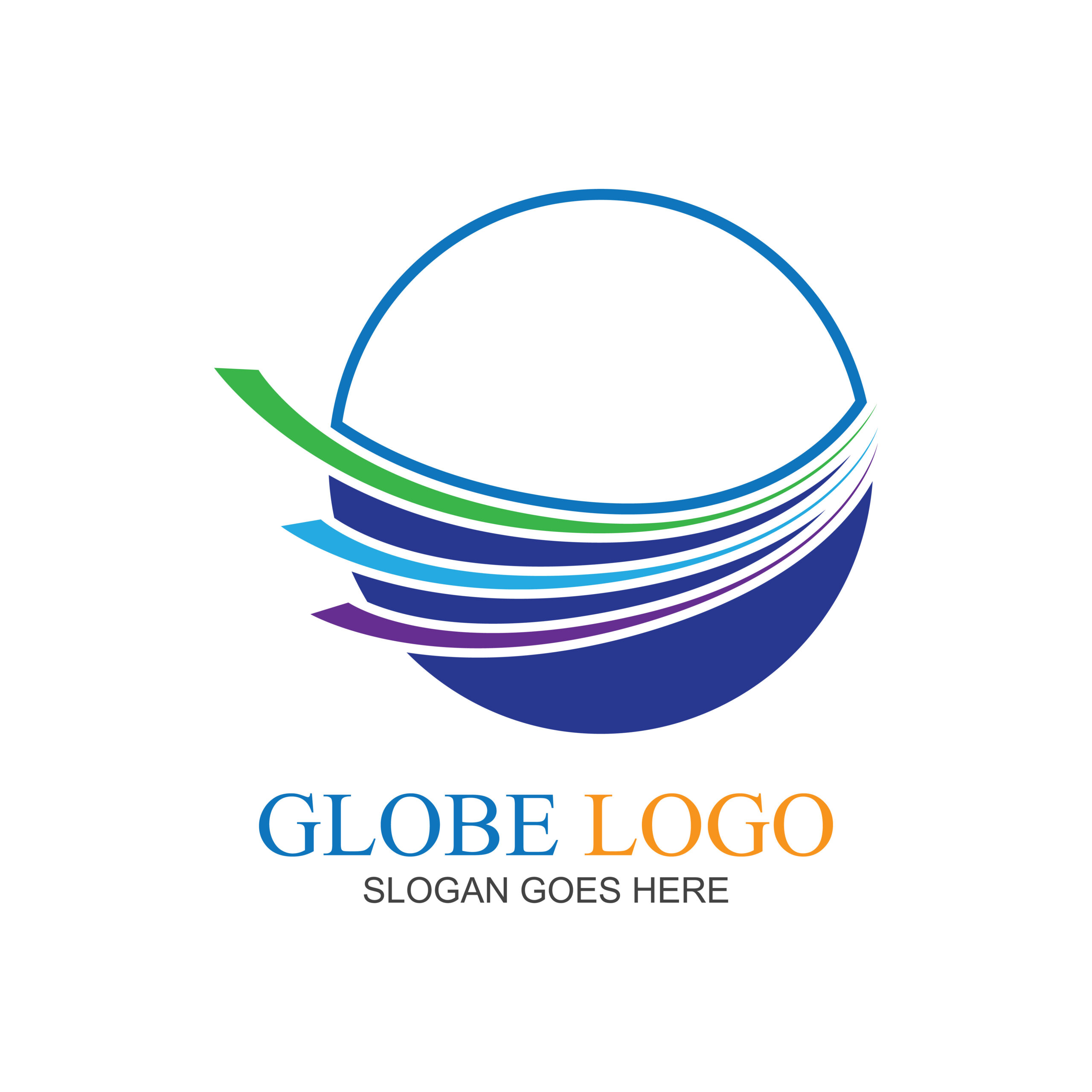 Creative Globe Logo and Icon illustration design template